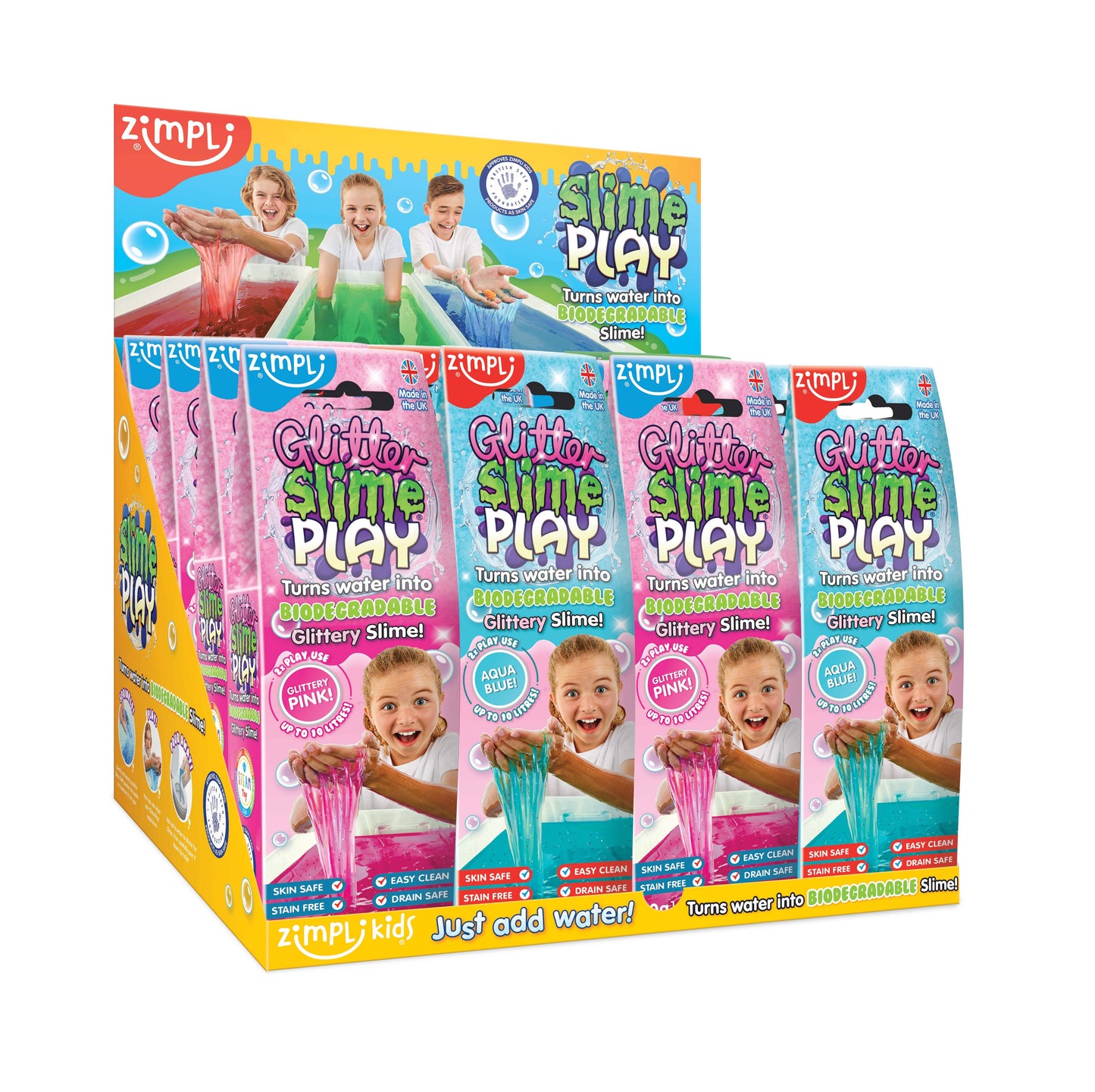 Glitter SLIME Play - Certified Biodegradable SensoryToy