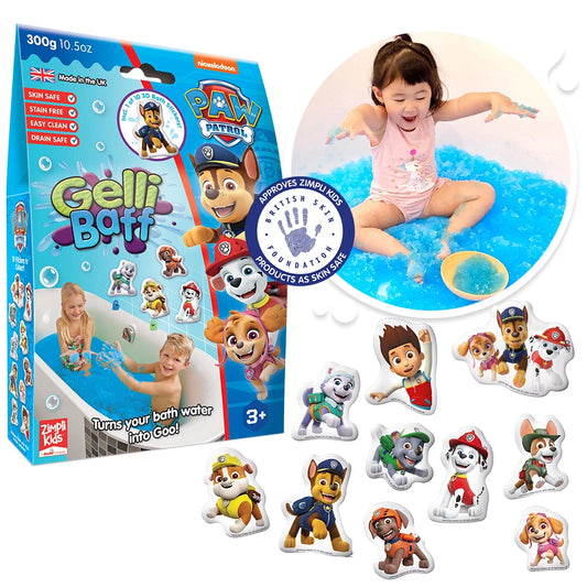 Paw Patrol Gelli Baff Kids Sensory Bath Toy + Bath Sticker from Zimpli Kids