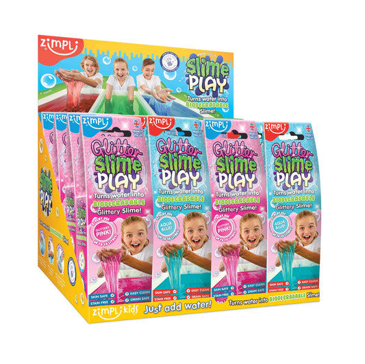 Glitter SLIME Play - Certified Biodegradable SensoryToy