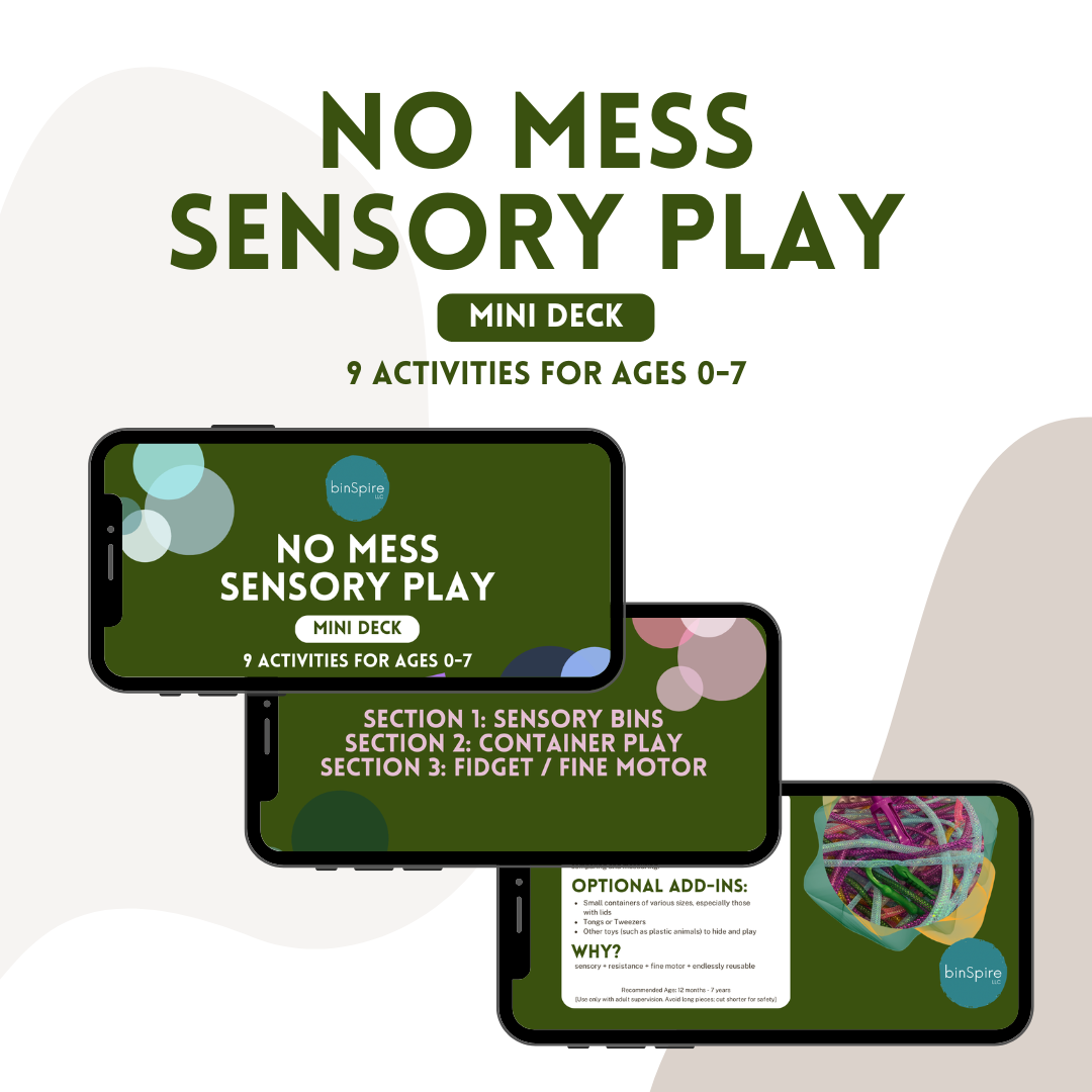 No-Mess Sensory Play Mini Deck